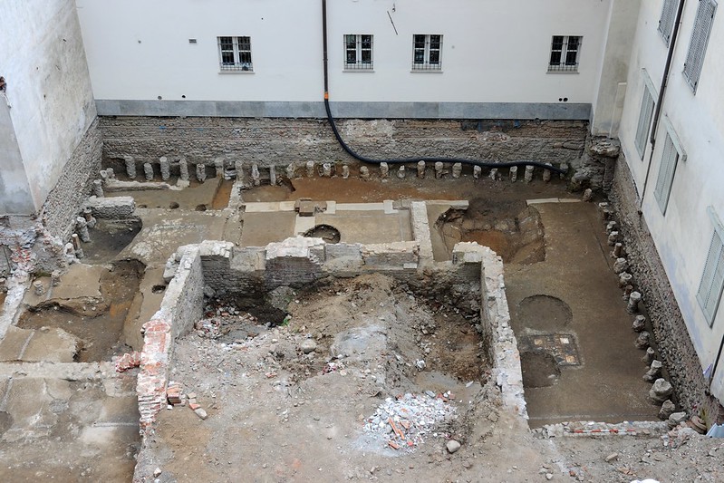 Nuova area archeologica nel Quadrilatero Romano