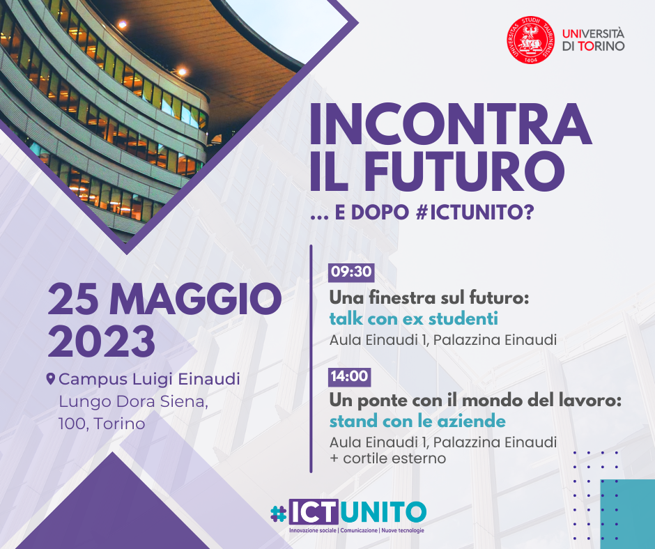 ICTUNITO Incontra il futuro: oltre 50 aziende al Campus Luigi Einaudi per conoscere i professionisti del domani