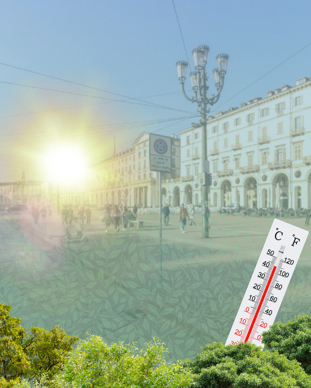 Città nella morsa del caldo